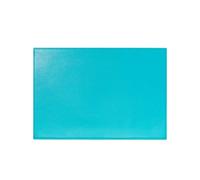 Quo Vadis - Sous-main simple - Satiny - Bleu canard - 56x38 cm - Cuir pleine fleur de vachette
