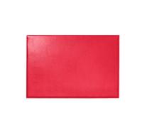 Quo Vadis - Sous-main simple - Satiny - Rouge - 56x38 cm - Cuir pleine fleur de vachette