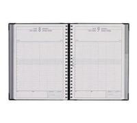 Quo Vadis Time 29 Bloc calendrier 1 jour par page A4 papier blanc disponible dans différentes couleurs tissu Blanc G