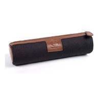 Quo Vadis - Trousse - Ronde - S1829 - Marron - 22x6 cm - Cuir pleine fleur de vachette - 1 compartiment(s)