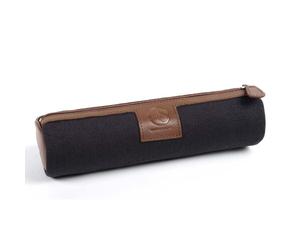 Quo Vadis - Trousse - Ronde - S1829 - Marron - 22x6 cm - Cuir pleine fleur de vachette - 1 compartiment(s)