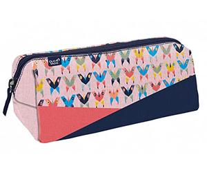 Quo Vadis Trousse scolaire Butterfly Papillon 23x8x8 cm