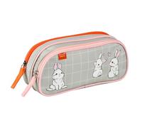Quo Vadis - Trousse scolaire - Rectangle - Animascot - Multicolore - Toile (polyester) - 2 compartiments