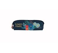 Quo Vadis - Trousse scolaire - Rectangle - Jungle spirit - Flower - 19x4,7x4,7 cm - Toile (polyester) - 1 compartiment(s)
