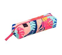 Quo Vadis - Trousse scolaire - Rectangle - Jungle spirit - Multicolore - 19x4,7x4,7 cm - Toile (polyester) - 1 compartiment(s) - Visuel memphis