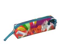 Quo Vadis - Trousse scolaire - Rectangle - Jungle spirit - Multicolore - 19x4,7x4,7 cm - Toile (polyester) - 1 compartiment(s) - Visuel arc en ciel