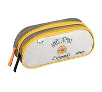 Quo Vadis - Trousse scolaire - Rectangle - Shaman - Multicolore - 10x23x07 cm - Toile (polyester) - 2 compartiment(s)
