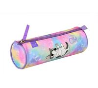 Quo Vadis - Trousse scolaire - Ronde - Chi - Multicolore - 23x8x8 cm - Toile (polyester) - 1 compartiment