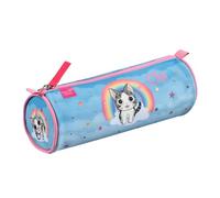 Quo Vadis - Trousse scolaire - Ronde - Chi - Multicolore - 23x8x8 cm - Toile (polyester) - 1 compartiment(s) - Visuel arc en ciel multi chat