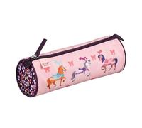 Quo Vadis - Trousse scolaire - Ronde - Louise & Arthur - Multicolore - 8x23x8 cm - Toile (polyester) - 1 compartiment(s)