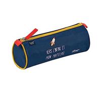 Quo Vadis - Trousse scolaire - Ronde - Shaman - Multicolore - 23x8x8 cm - Toile (polyester) - 1 compartiment(s) - Visuel matelas