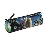 Quo Vadis - Trousse scolaire - Ronde - Vitality - Multicolore - 23x8x8 cm - Toile (polyester) - 1 compartiment(s)