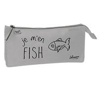 Quo Vadis Trousse scolaire Shaman Fish 23,5x11,5 cm
