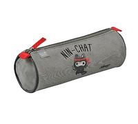 Quo Vadis - Trousse scolaire - Ronde - Shaman - Multicolore - 23x8x8 cm - Toile (polyester) - 1 compartiment(s) - Visuel ninchat