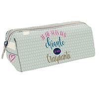 Quo Vadis - Trousse scolaire - Triangle - Words - Multicolore - 23x8x8 cm - Toile (polyester) - 1 compartiment(s) - Visuel craquante
