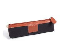 Quo Vadis - Trousse - Trapèze - S1829 - Orange - 18x3,5x5 cm - Cuir pleine fleur de vachette - 1 compartiment(s)