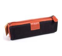 Quo Vadis - Trousse - Trapèze - S1829 - Orange - 22x06x8,5 cm - Cuir pleine fleur de vachette - 1 compartiment(s)