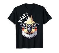 Quoi? Calopsitte drôle avec des Lunettes. T-Shirt