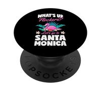 Quoi de Neuf, Flockers, partons à Santa Monica Flamingo Love PopSockets PopGrip Adhésif