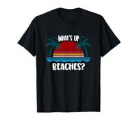 Quoi de Neuf plages ? Beach Design Vacances à la Plage T-Shirt