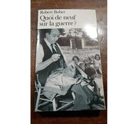 Robert Bober – Quoi de neuf sur la guerre ? – CD lu par Denis Podalydès – Gallimard