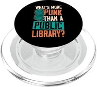 Quoi de Plus Punk qu'une bibliothèque publique PopSockets PopGrip pour MagSafe