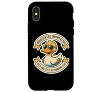 Quoi Que la Vie Pense de toi, Duck, Laisse-Le Toucher à Quelqu'un d'autre Coque pour iPhone X/XS