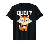 Quoi Tshirt Renard Drole Femme Fille Enfant Humour Renard T-Shirt