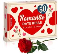 QUOKKA 50 idées de rendez-vous romantiques - Cartes à gratter pour les gens - Jeu unique pour renforcer la connexion, amuser et faire de chaque semaine une aventure romantique (Set1)