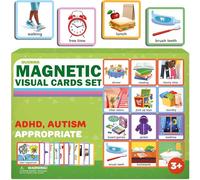 Quokka 95 Tableau de récompense pour Enfants - Version Anglaise Plan de comportement visuel pour Les Enfants autistes - Matériel d'apprentissage de Routine avec Outils magnétiques pour TDAH