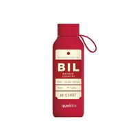 Quokka BILBAO LABEL SOLID AVEC PENDENTIF Cherry Red 510 ml