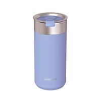 Quokka Boost Gobelet Lavande 400 ml - Infuseur à thé intégré - Isolation à double paroi - Acier inoxydable réutilisable - Boissons chaudes et froides