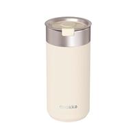 Quokka Boost Gobelet Nude 400 ml - Infuseur à thé intégré - Isolation à double paroi - Acier inoxydable réutilisable - Boissons chaudes et froides