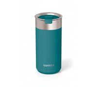 Quokka Boost Gobelet vert nuit 400 ml - Infuseur à thé intégré - Isolation à double paroi - Acier inoxydable réutilisable - Boissons chaudes et froides