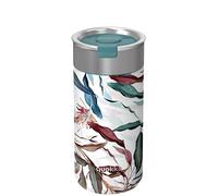 Quokka Boost Mug Bouquet 400 ml - Infuseur à thé intégré - Isolation à double paroi - Acier inoxydable réutilisable - Boissons chaudes et froides
