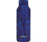Quokka, bouteille isolante 510ml double paroi décor Night Forest, bleu foncé