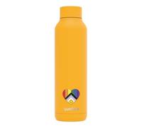 Quokka Bouteille isotherme à double paroi en acier inoxydable pour hydratation quotidienne durable Jaune 630 ml