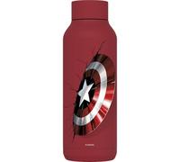 Quokka Bouteille isotherme en acier inoxydable Solid FireBrick Red 510 ml Captain America