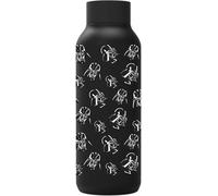 Quokka Bouteille isotherme en acier inoxydable Solid Jet Black 510 ml Star Wars Dark Vador