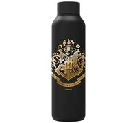 Quokka Bouteille isotherme en acier inoxydable Solid Jet Black 630 ml HP Poudlard