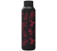 Quokka Bouteille isotherme en acier inoxydable Solid Jet Black 630 ml Minnie Sketch