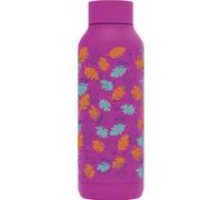 Quokka Bouteille isotherme en acier inoxydable Solid Purple 510 ml Stitch tropical