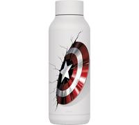 Quokka Bouteille isotherme en acier inoxydable Solid White 510 ml Captain America