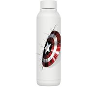Quokka Bouteille isotherme en acier inoxydable Solid White 630 ml Captain America
