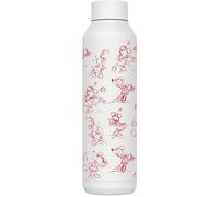 Quokka Bouteille isotherme en acier inoxydable Solid White 630 ml Minnie Sketch