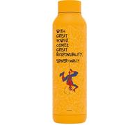 QUOKKA Bouteille isotherme en acier inoxydable solide ambre jaune 630 ml SPIDER-MAN GREAT POWER