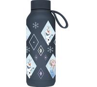Quokka Bouteille isotherme en acier inoxydable solide avec crochet ardoise 510 ml La Reine des Neiges Diamond