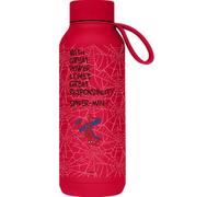 Quokka Bouteille isotherme en acier inoxydable solide avec crochet Cherry Red 510 ml SPIDER-MAN GREAT POWER