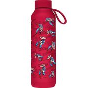 Quokka Bouteille isotherme en acier inoxydable solide avec crochet Cherry Red 630 ml Captain America Retro Comic