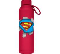 Quokka Bouteille isotherme en acier inoxydable solide avec crochet Cherry Red 630 ml Superman